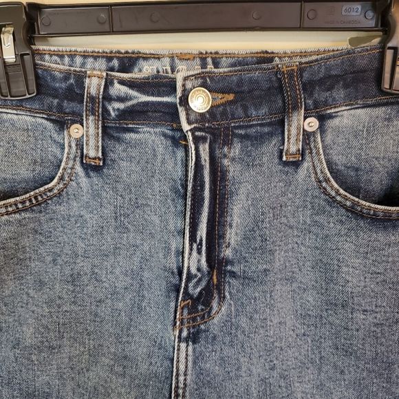 High Rise Jean Shorts - Picture 2 of 14